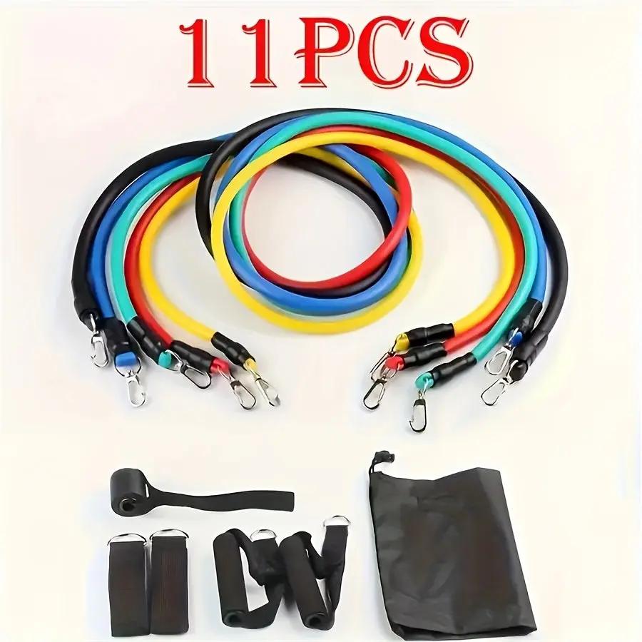11 pcs Resistance Band Set Our3Designs