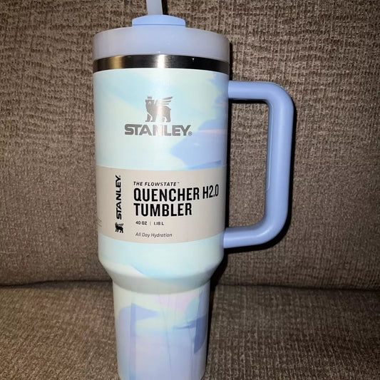 Stanley Cool Serene Quencher Tumbler Straw Cup 40 oz – Brushstrokes (In Hand)