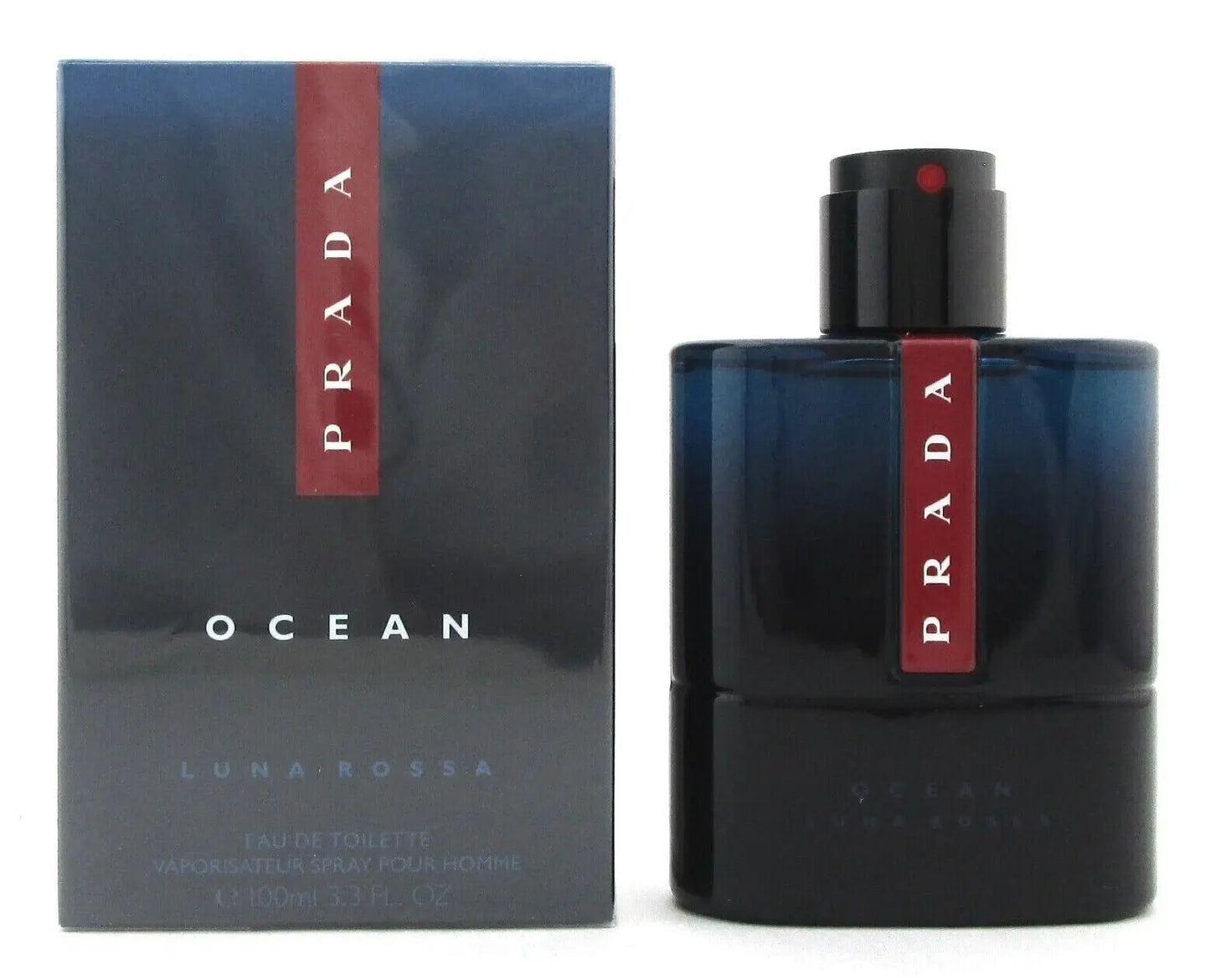 Prada Luna Rossa Ocean Eau de Toilette Spray for Men 100ml / 3.3 oz / 3.4 oz AK