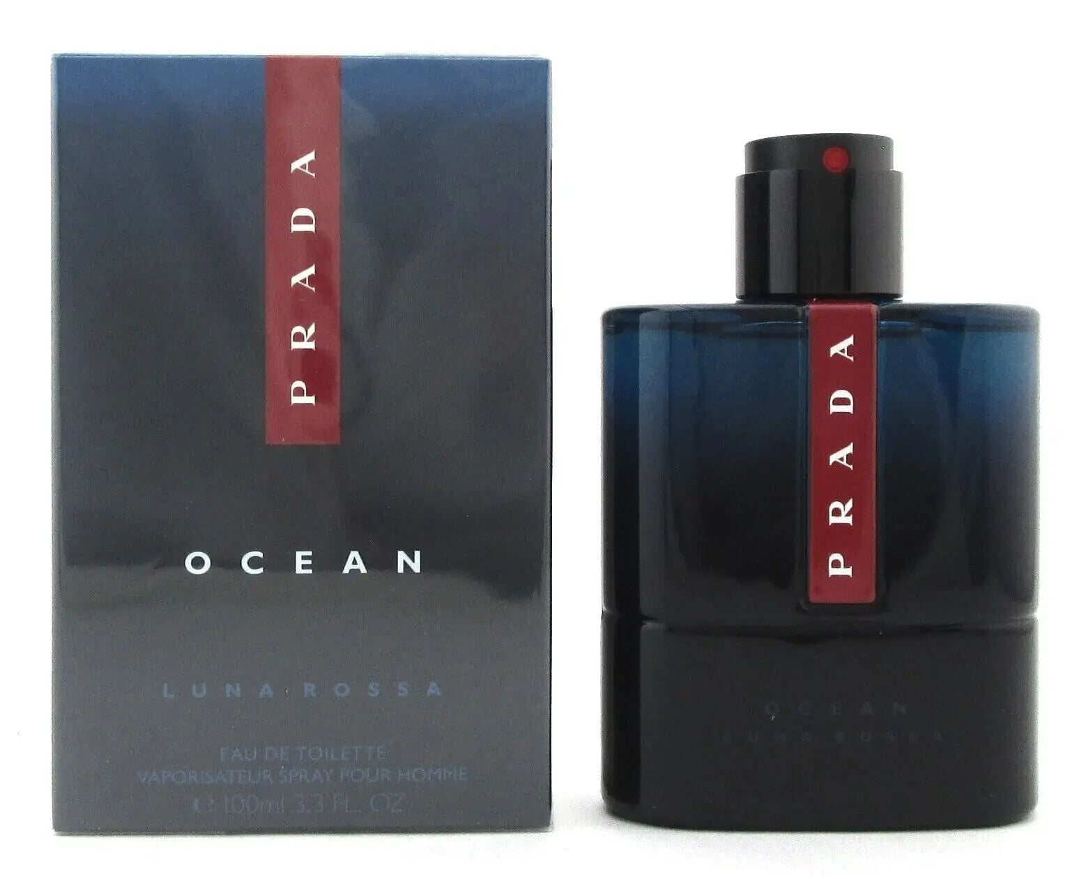 Prada Luna Rossa Ocean Eau de Toilette Spray for Men 100ml / 3.3 oz / 3.4 oz AK