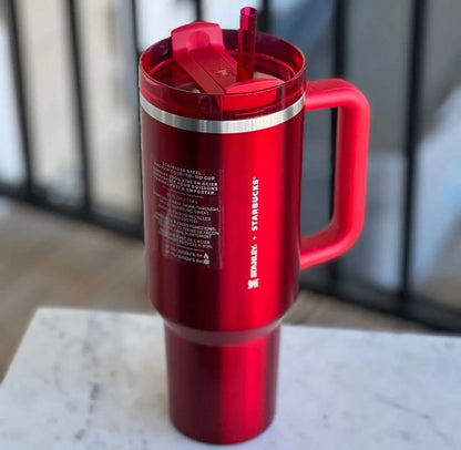 Stanley x Starbucks Holiday Red 40oz Tumbler Cup – 2023 Limited Edition AK