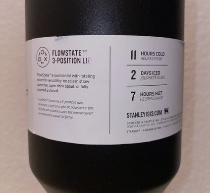 Stanley The Black Chroma Collection Flowstate Quencher 40oz Tumbler