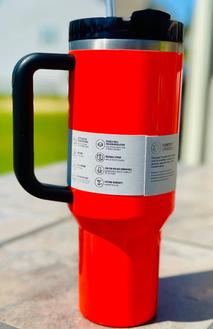 Brand New Stanley 40 oz Quencher H2.0 FlowState™ Tumbler _RED  (With Box)