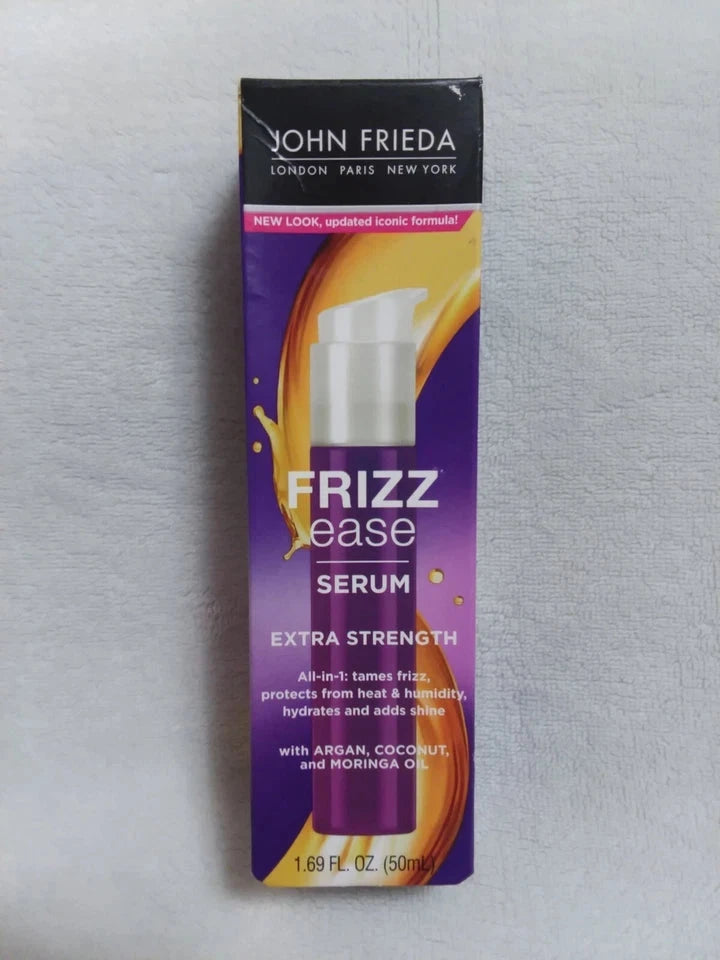 Frizz Ease Serum Extra Strength 1.69 oz with Argan & Coconut Oil NEW AK