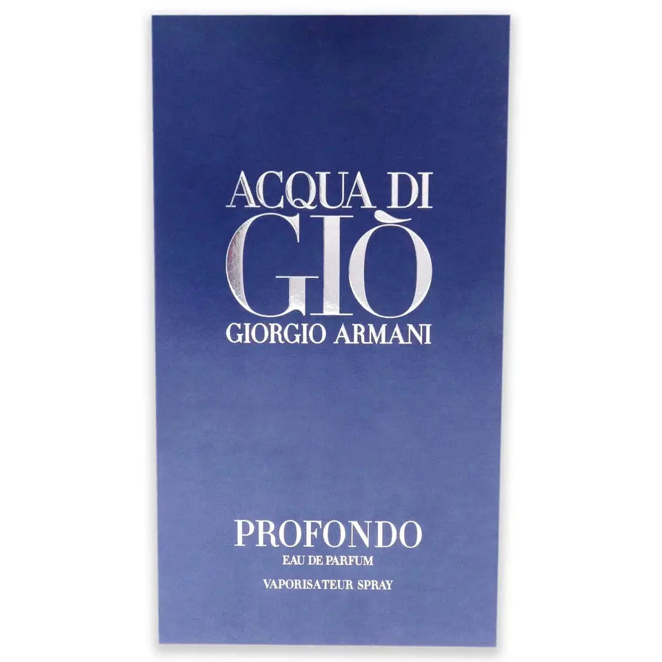 Giorgio Armani Acqua Di Gio PROFONDO Parfum Men 4.2oz 125ml FAST SHIPPING AK