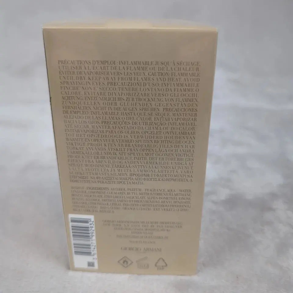 Giorgio Armani Acqua Di Giò Absolu Eau de Parfum 4.2 oz / 125 ml AK