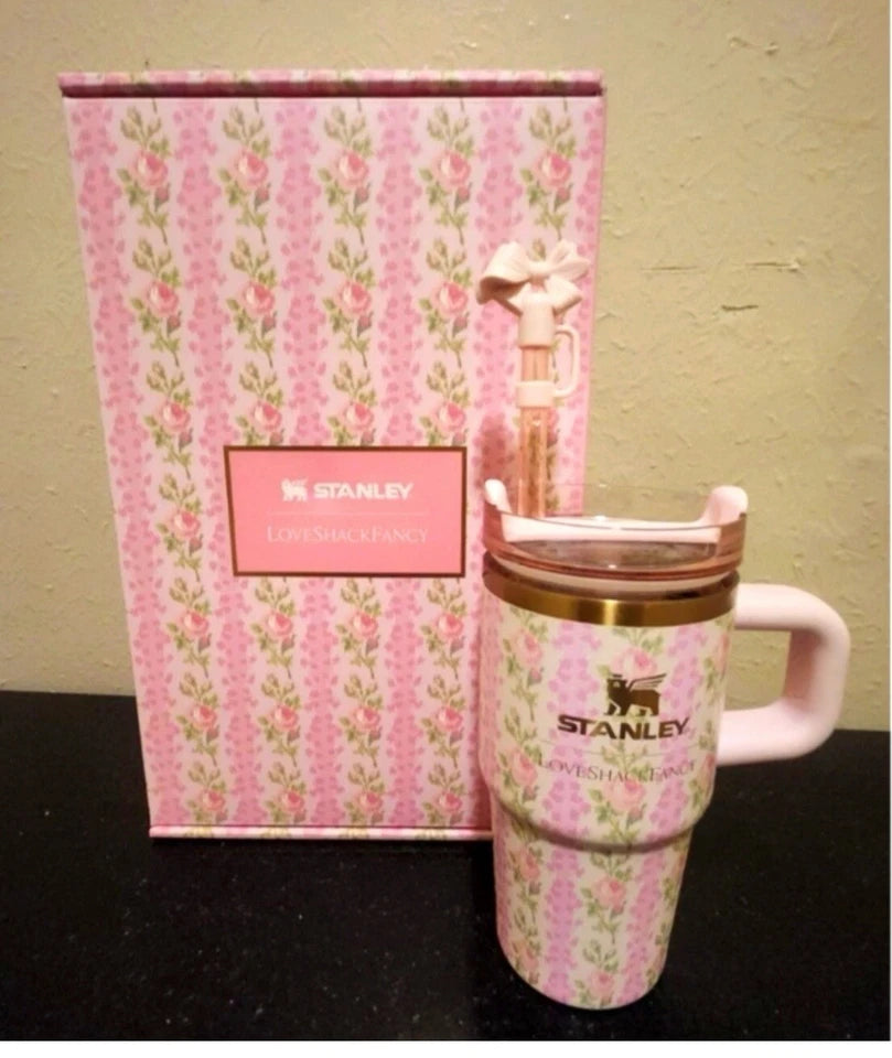 100% AUTH. NEW LIMITED EDITION STANLEY Love Shack Fancy Blooming Heirloom 20 OZ