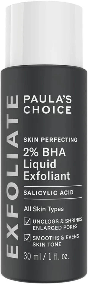 Paula’s Choice 2% BHA Liquid Exfoliant 30 ml – Unclogs Pores & Targets Blackheads AK