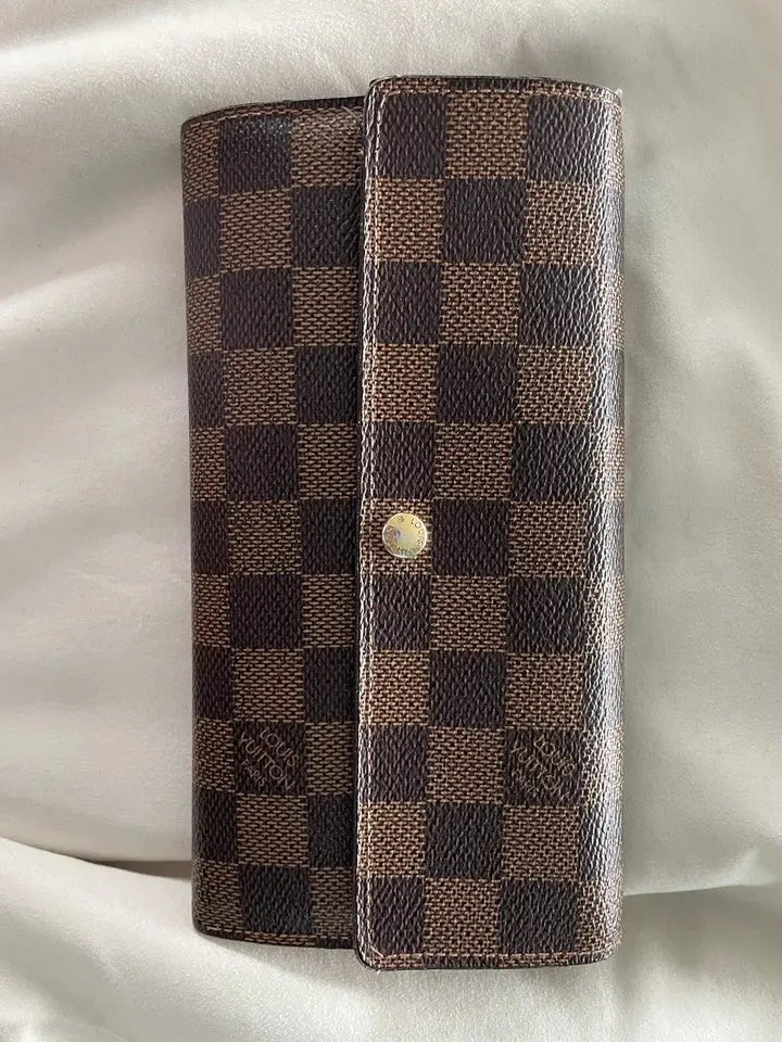 Louis Vuitton Sarah Wallet Damier Ebene N61734 AK