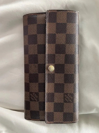 Louis Vuitton Sarah Wallet Damier Ebene N61734 AK
