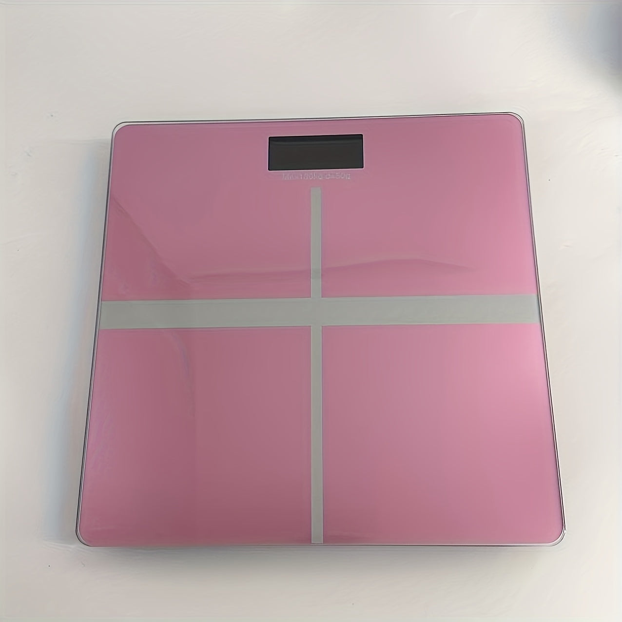 Large Capacity Digital Bathroom Scale with Tempered Glass Platform