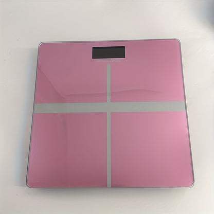 Large Capacity Digital Bathroom Scale with Tempered Glass Platform
