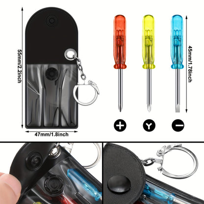 Mini Screwdriver Keychain Set