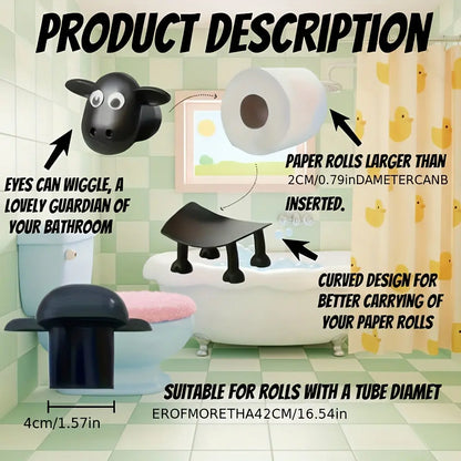 3pcs Sheep Toilet Paper Holders