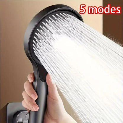 High-Pressure Handheld Shower Head with 5 Modes O3D