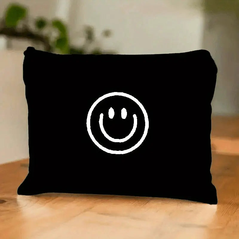 Happy Face Cosmetic Organizer - Lightweight Foldable Makeup Bag O3D