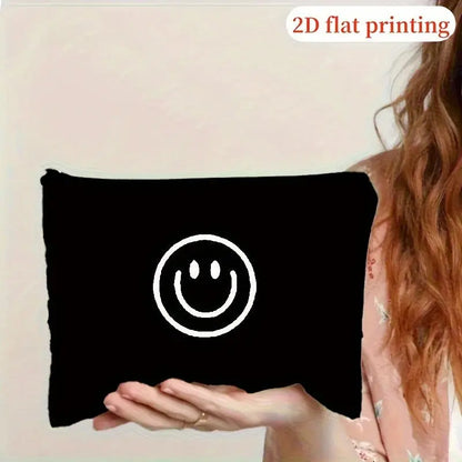 Happy Face Cosmetic Organizer - Lightweight Foldable Makeup Bag O3D