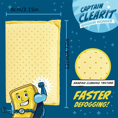 New Super Absorbent Sponges- Streak-Free Cleaning