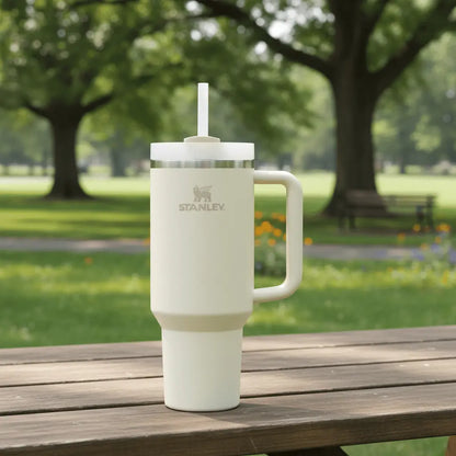 Stanley Quencher H2.0 FlowState 40oz Stainless Steel - cream