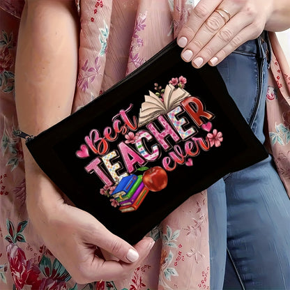 Teacher-Themed Travel Cosmetic Bag O3D