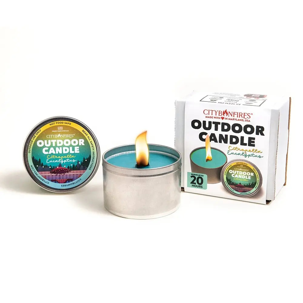The Outdoor Candle - Citronella and Eucalyptus City Bonfires