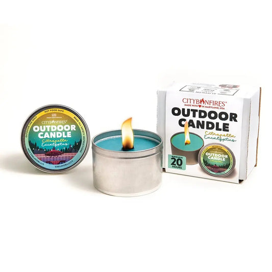 The Outdoor Candle - Citronella and Eucalyptus City Bonfires