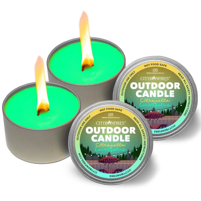 The Outdoor Candle - Citronella and Eucalyptus City Bonfires