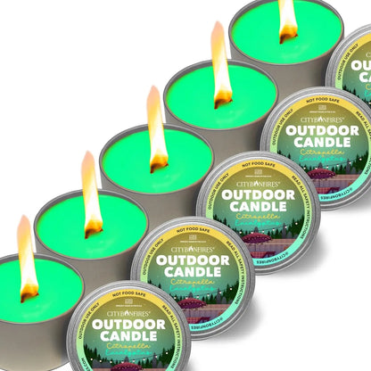 The Outdoor Candle - Citronella and Eucalyptus City Bonfires