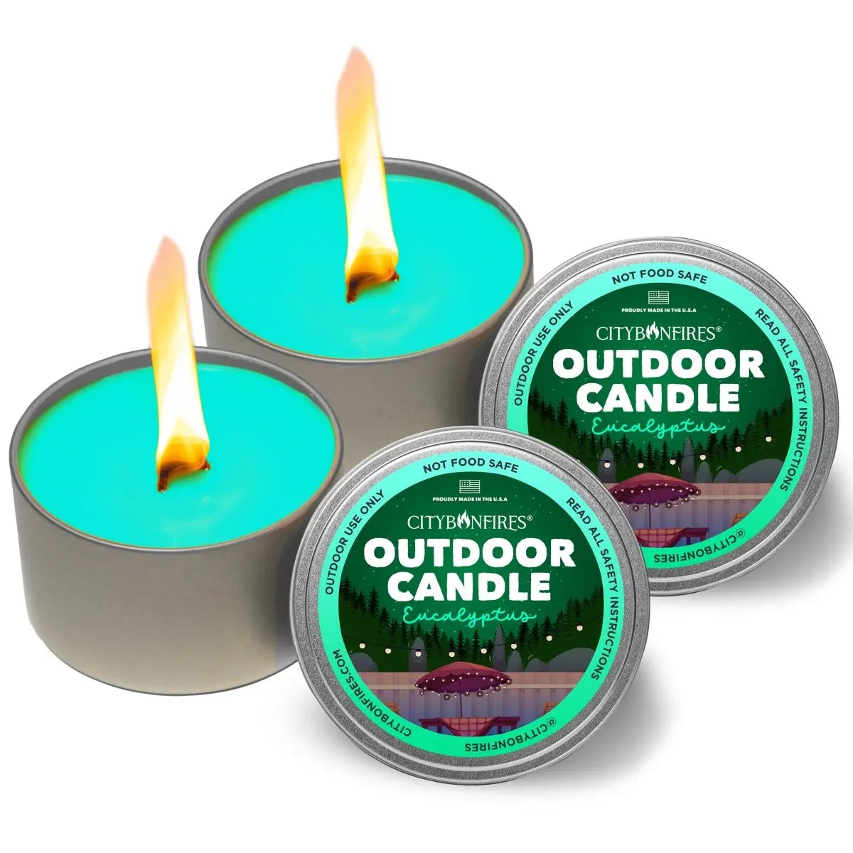 The Outdoor Candle - Eucalyptus City Bonfires