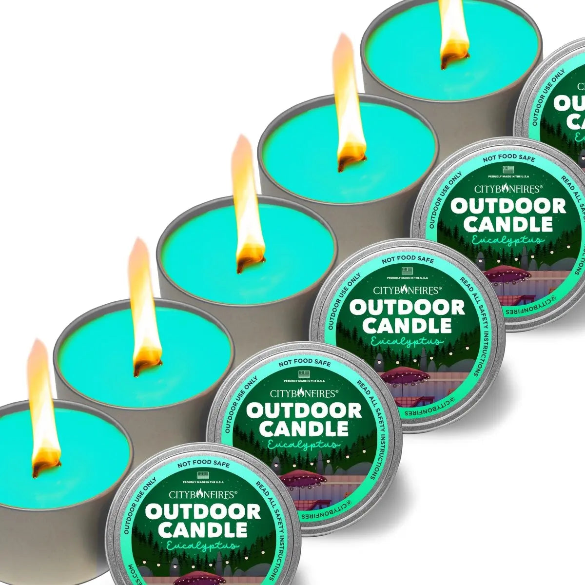 The Outdoor Candle - Eucalyptus City Bonfires