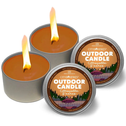 The Outdoor Citronella Candle - S'mores Scent City Bonfires