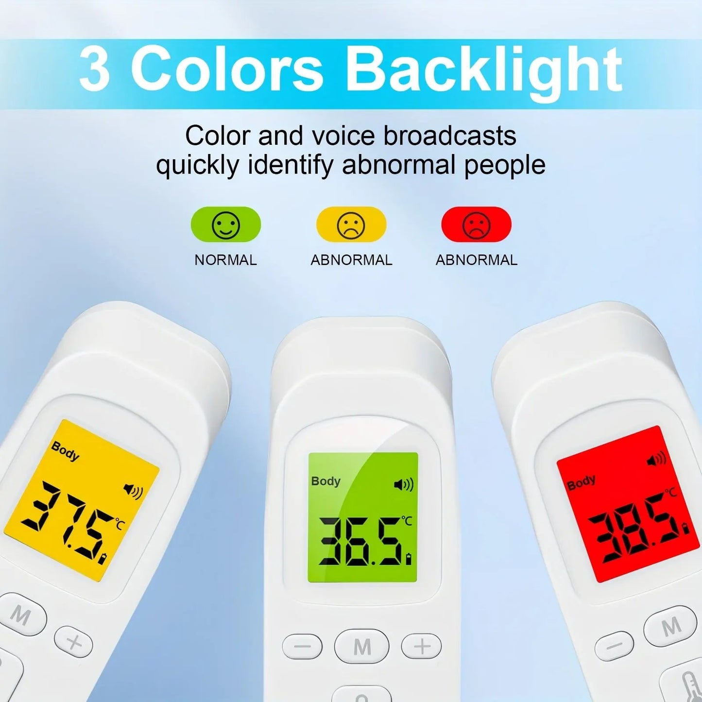 Forehead No-Touch Digital Thermometer with Infrared Sensor O3D