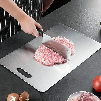 High-quality Double-sided Titanium Steel Cutting Board - Engraveable O3D