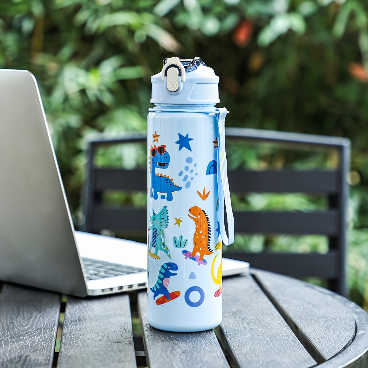 Animal Print Tumbler with lid & straw Our3Designs