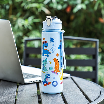 Animal Print Tumbler with lid & straw Our3Designs