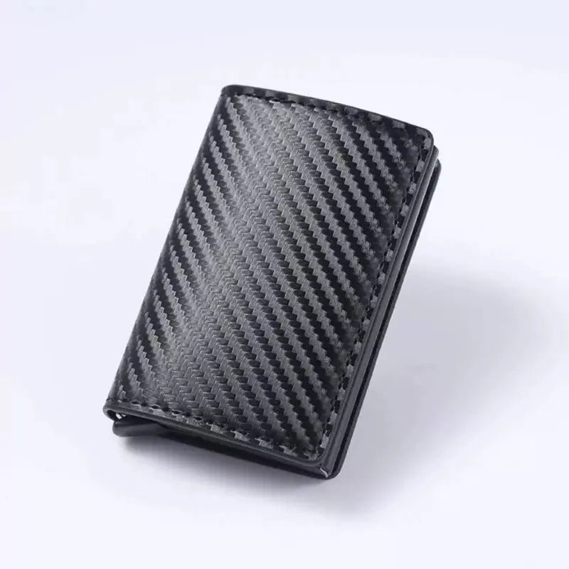 RFID Automatic Pop-Up Card Aluminum Alloy Card Holder / Wallet