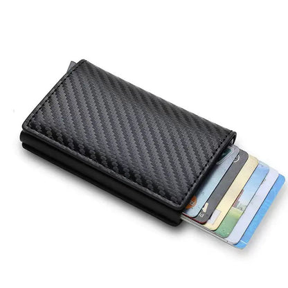 RFID Automatic Pop-Up Card Aluminum Alloy Card Holder / Wallet