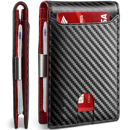 Anti-Theft Bi-fold Wallet - Ultra-Slim Credit Card Holder