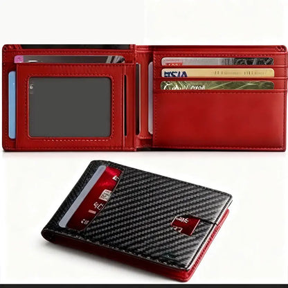 Anti-Theft Bi-fold Wallet - Ultra-Slim Credit Card Holder