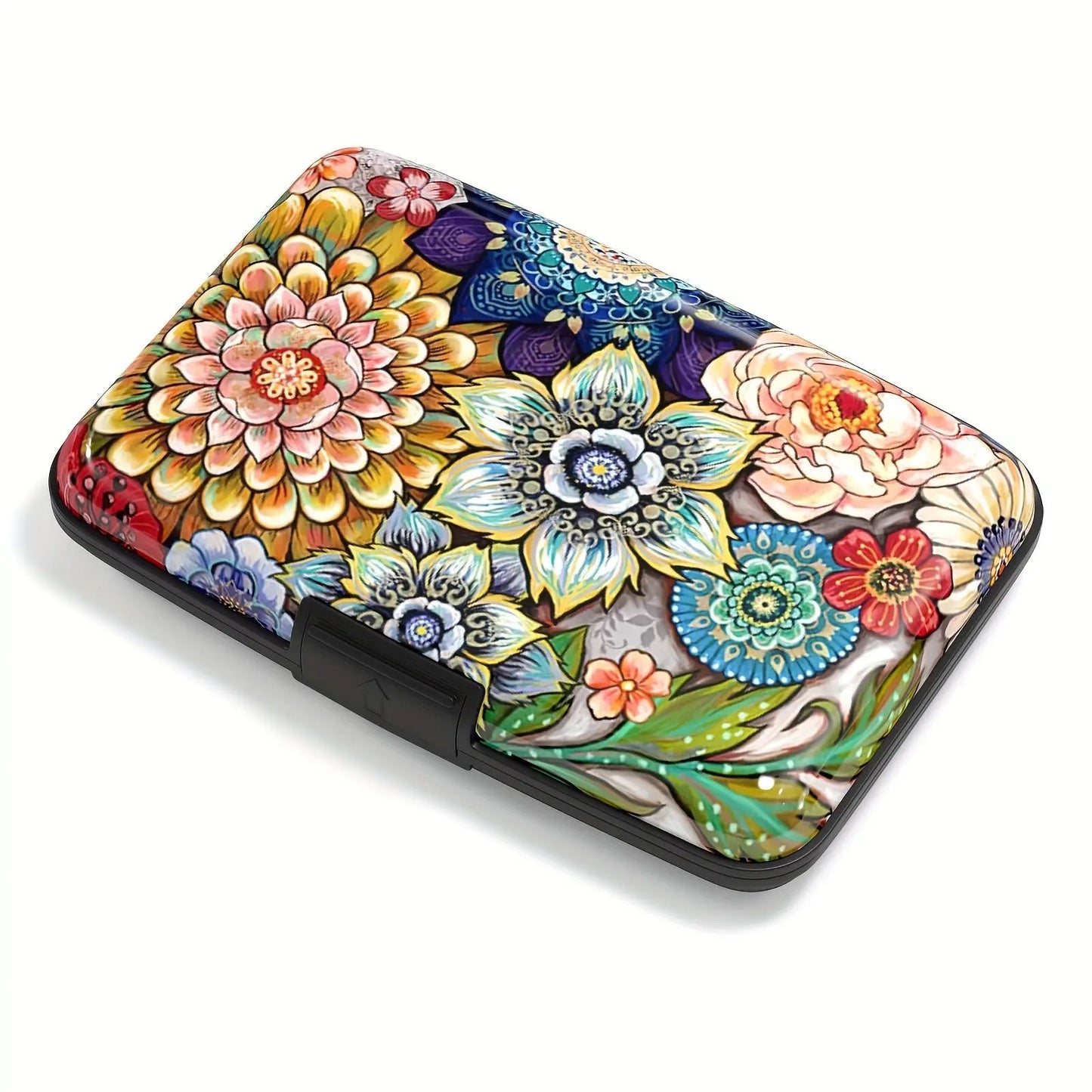 Modern Mini Aluminum Credit Card Case For Women, RFID Blocking O3D