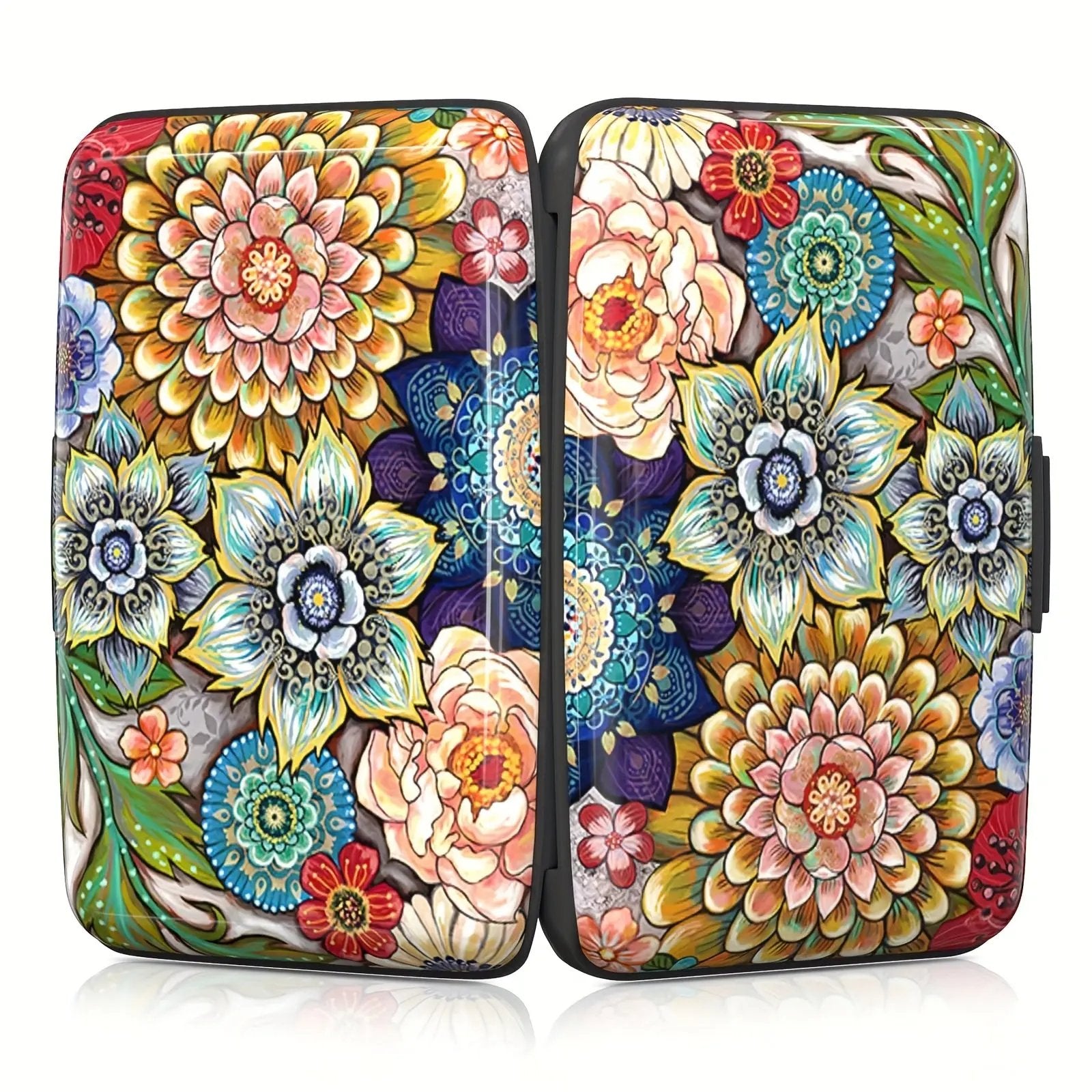 Modern Mini Aluminum Credit Card Case For Women, RFID Blocking O3D