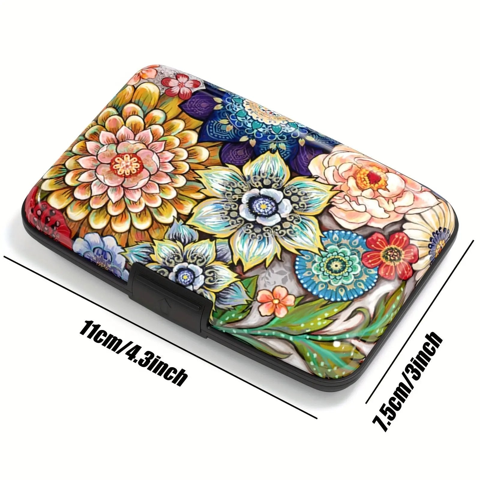 Modern Mini Aluminum Credit Card Case For Women, RFID Blocking O3D