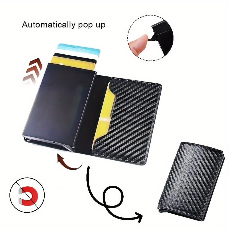1pc Minimalist Wallet, Multi-Functional Anti-RFID Blocking O3D
