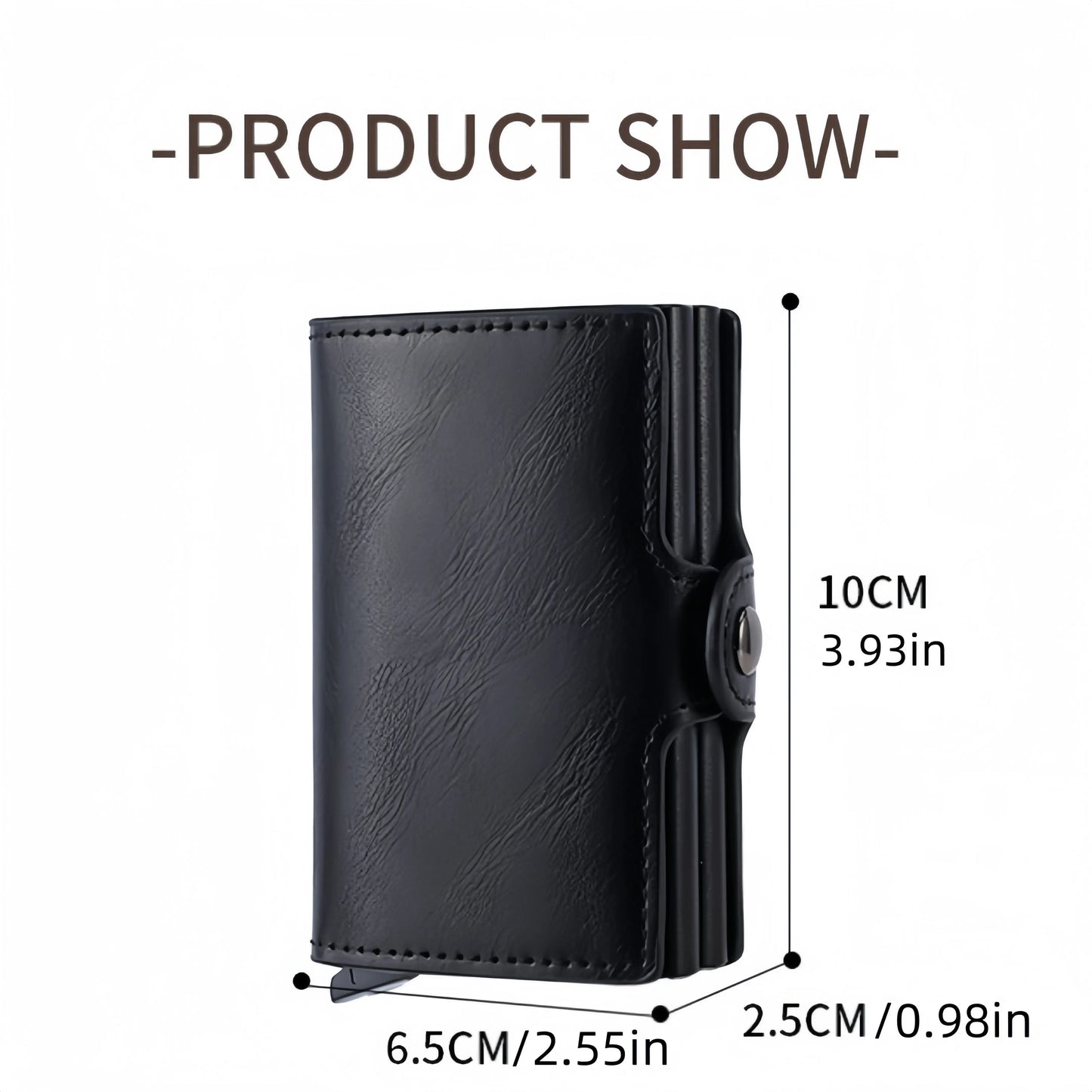 Minimalist RFID Blocking Men's Business Card Wallet O3D