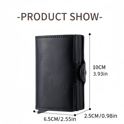 Minimalist RFID Blocking Men's Business Card Wallet O3D