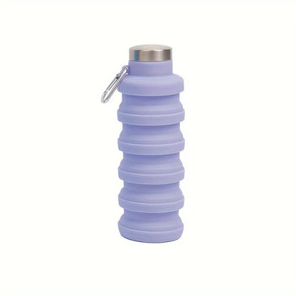16oz Collapsible Silicone Water Bottle Grinkwell