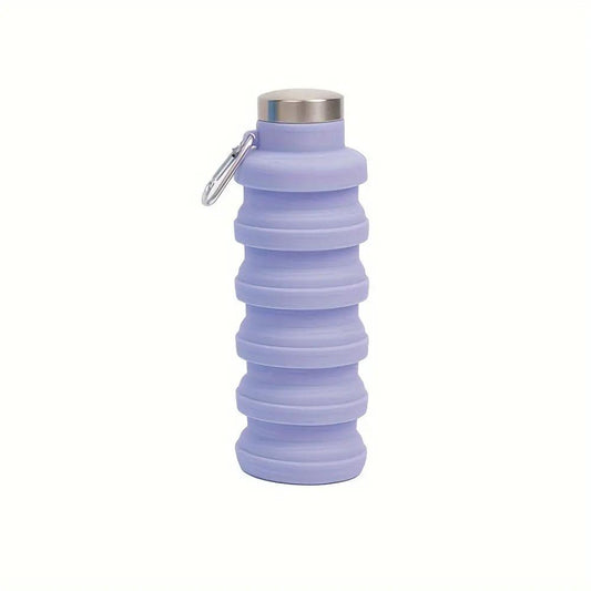 16oz Collapsible Silicone Water Bottle Grinkwell