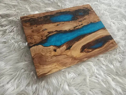 Live Edge Olive Wood Slab Set – Ready for DIY, Epoxy, or Charcuterie Boards - Our3Designs